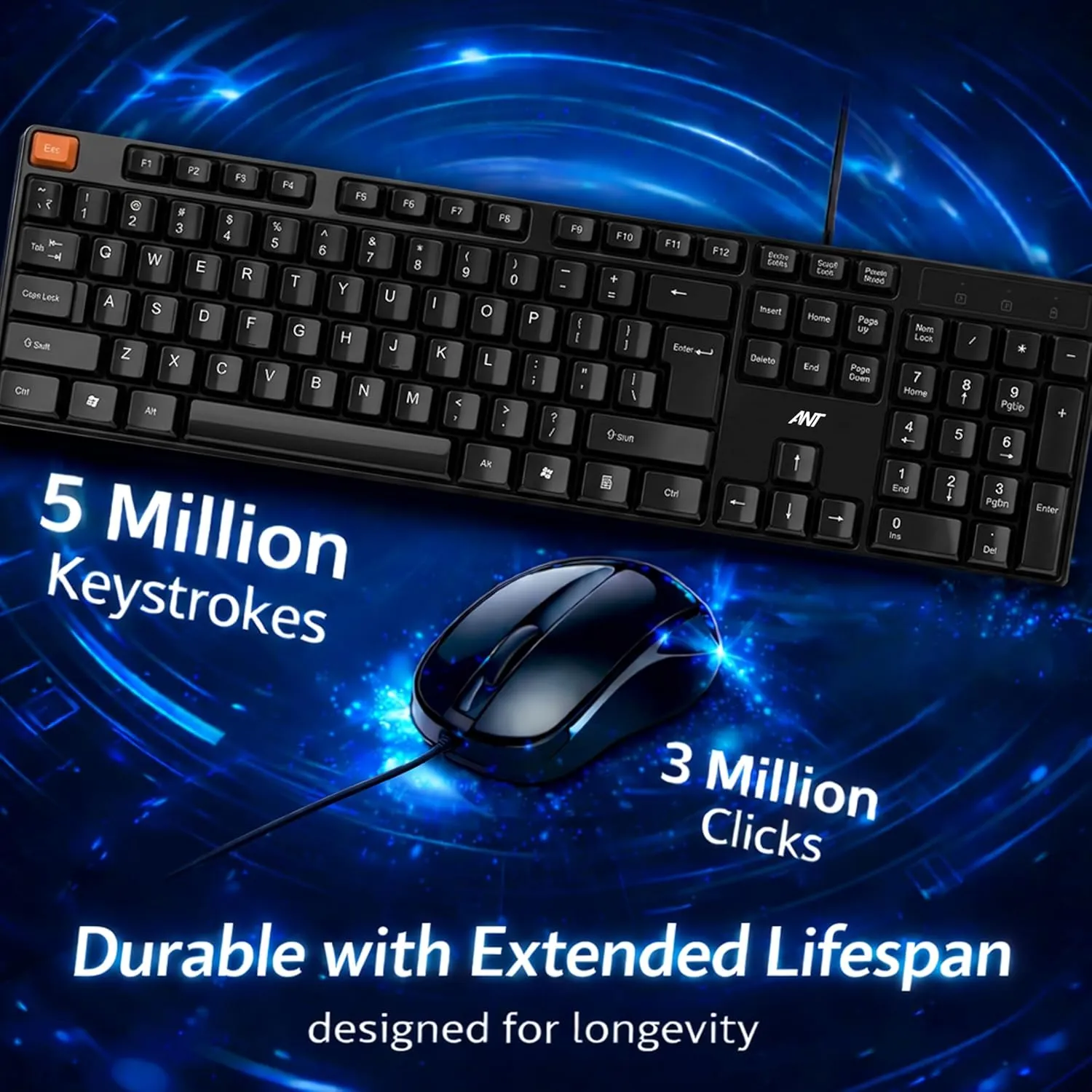 Ant Value USB Keyboard Mouse Combo MASTER15 view 5